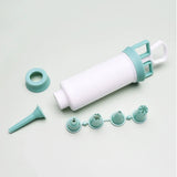 Carvallo DelightPress Butterkexpress & Spritzkak-set | Med munstycken & formar | För kakor, grädde & tårtdekor | Ergonomiskt grepp Carvallo