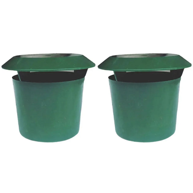 Carvallo Eco | Snigelfälla med ölattraktion | Återanvändbar & Miljövänlig | För trädgård & rabatt | 2/4/10 stycken Carvallo