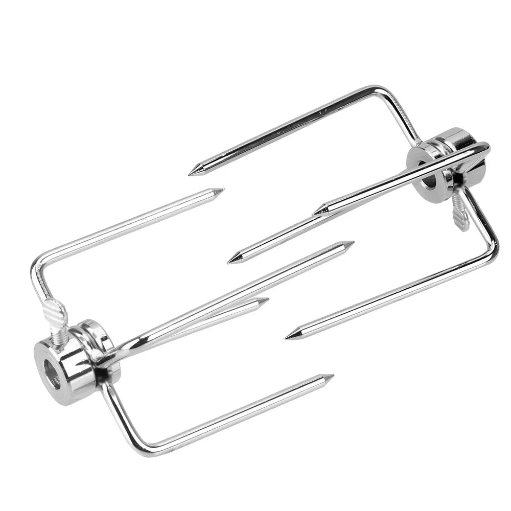 Carvallo Fleischgabeln GrillMeister Pro | 2-pack | Rostfritt stål | För rotisserie & kolgrill Carvallo