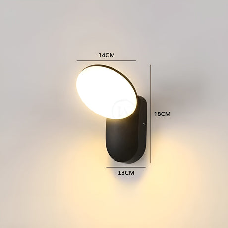 LED-vägglampa med rörelsesensor – Automatisk belysning för inomhus och utomhus Carvallo