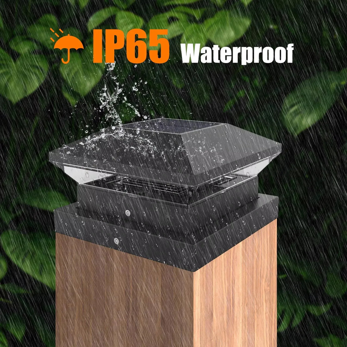 Carvallo-Pfostenleuchte LumiColumna | Varm- & Kallvit justerbar | IP65 Vattentät | För staket, trädgård & torpspelare Carvallo