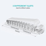 Carvallo ClipTidy FlexFix | Självhäftande & platsbesparande | För 1–10 kablar | I svart, vitt eller transparent Carvallo