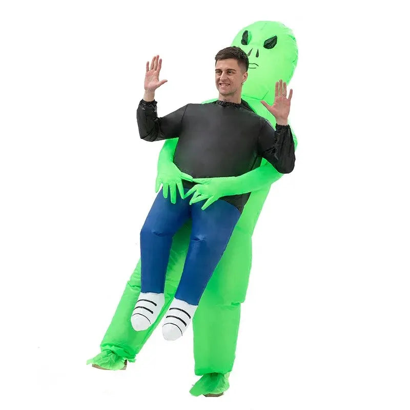 Herrarnas Roliga Inflatable Halloween Kostym | Alien Bear Me Kostym Carvallo