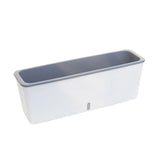 Carvallo planter med självbevattning | Inbyggd vattennivåindikator | Platsbesparande dualdesign | 43,5x12x11 cm Carvallo