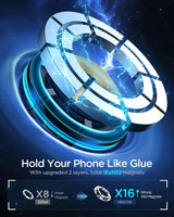 Carvallo Pro Kfz-hållare | Magnetisk & Trådlös | 15W Snabbladdning | 360° Vridbar Carvallo