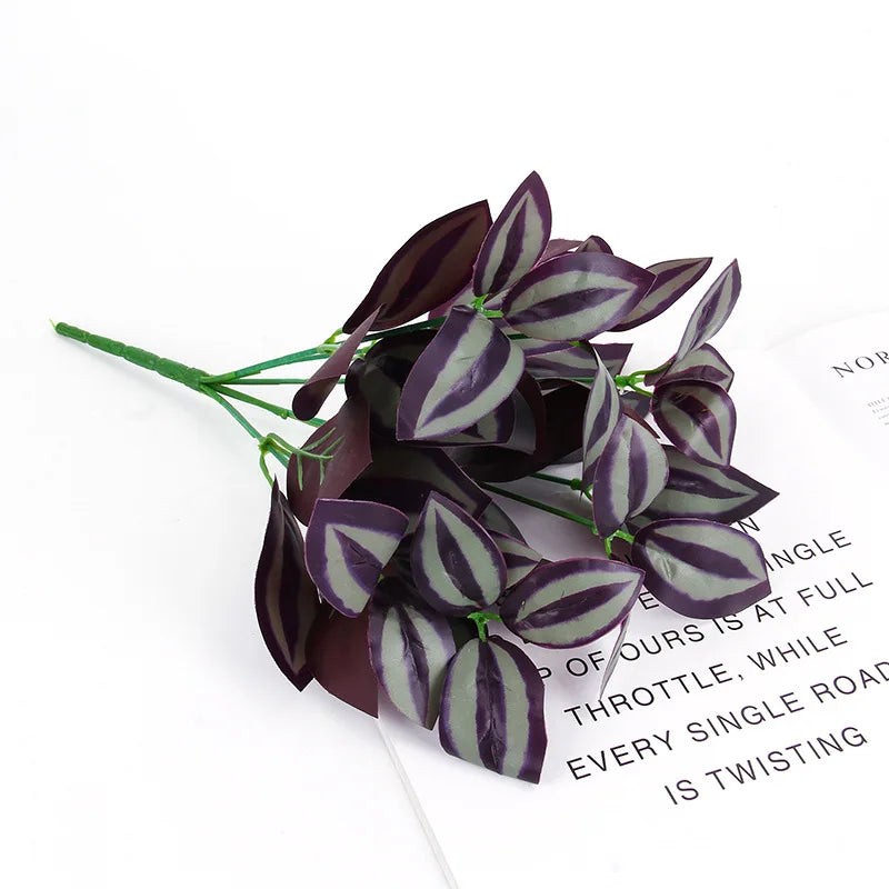 Carvallo konstväxt Dieffenbachia | Tropiskt dekoblads i siden | Lättskött dekoration för bord, hylla och vardagsrum Carvallo