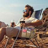 Carvallo SideStow sidoficka för campingstol | Robust förvaring för utomhus och fiske | Canvas Carvallo