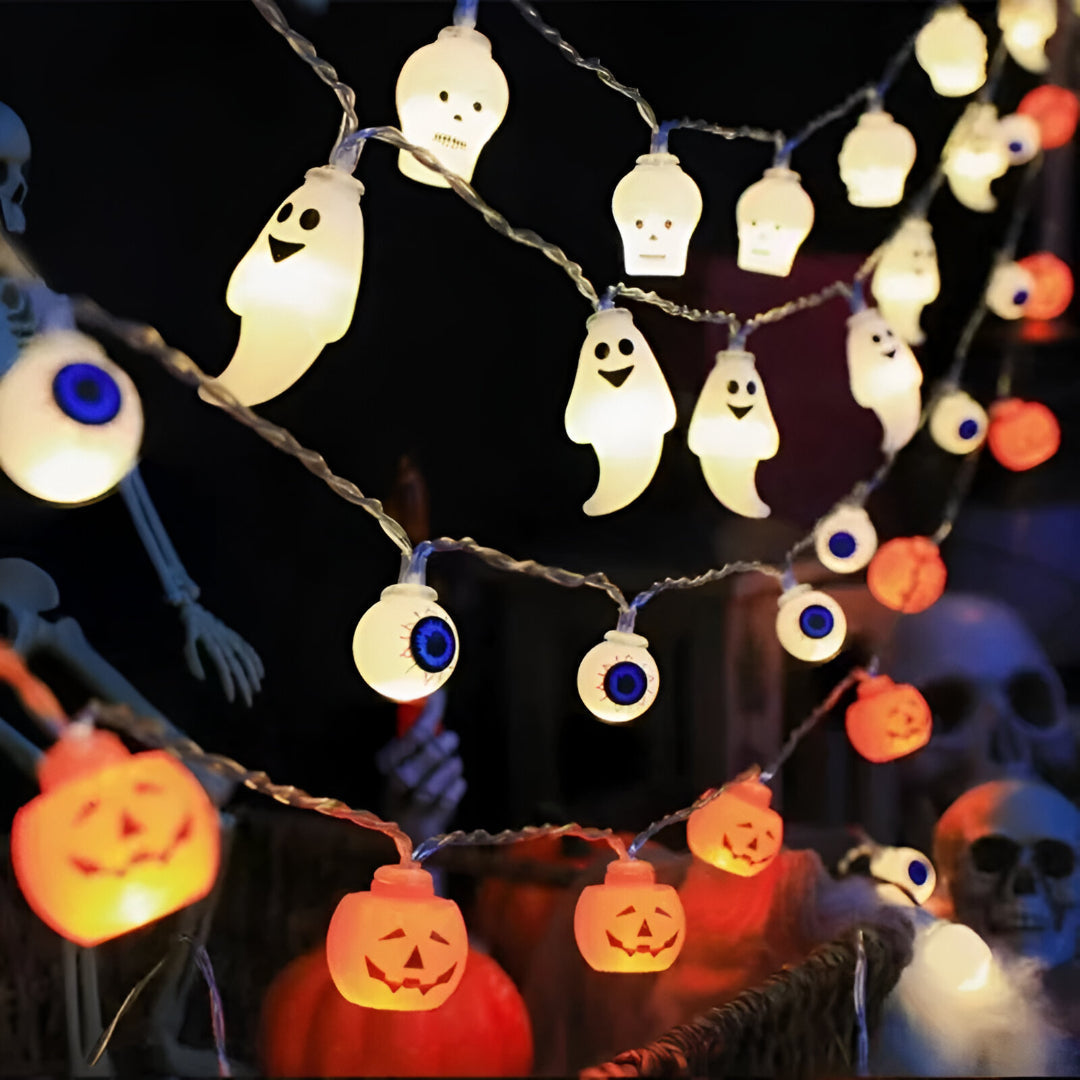 LED-ljusslingor för hemsökt Halloween-dekoration MILA Sverige
