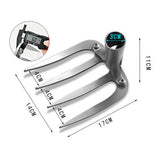 Carvallo Pro | 4-tands ogräsupptagare | Manganstång | Ergonomisk & Tungtjänst Carvallo