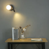 NordicLux - Modern LED Sänglampa Rotera Glas Vägglampa Sovrum och Vardagsrum Dekor Carvallo