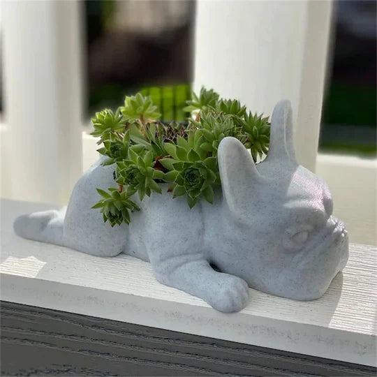 PupBloom - Lovely dog-shaped planter box for charming decor Carvallo
