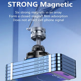 Carvallo Auto-laddare | Magnetisk 15W trådlös laddning med kylfunktion | RGB-ljus | iPhone MagSafe-kompatibel Carvallo
