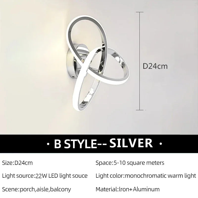 LuxeLED - Modern Taklampa för Sovrum och Vardagsrum Carvallo