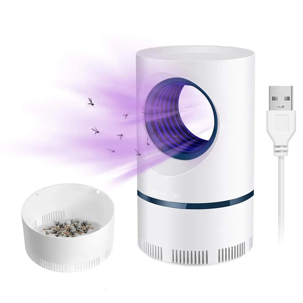 NightGuard – Elektrisk myggdödare med 365 nm ljus och ljudlös vakuumteknik Carvallo