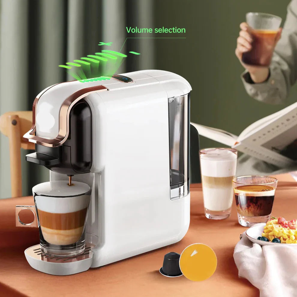 5-i-1 Kaffemaskin – 19-Bar Flerkapsel Bryggare Carvallo