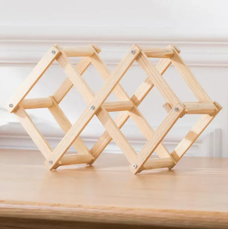 Carvallo - Ihopfällbar furu förvaringsställning Carvallo