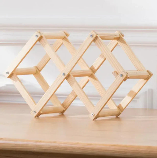 Carvallo - Ihopfällbar furu förvaringsställning Carvallo