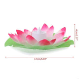 Carvallo Svävande Lotus LED-lampa | Vattentät dammdekoration | Önskelampa | 17 cm Ø Carvallo