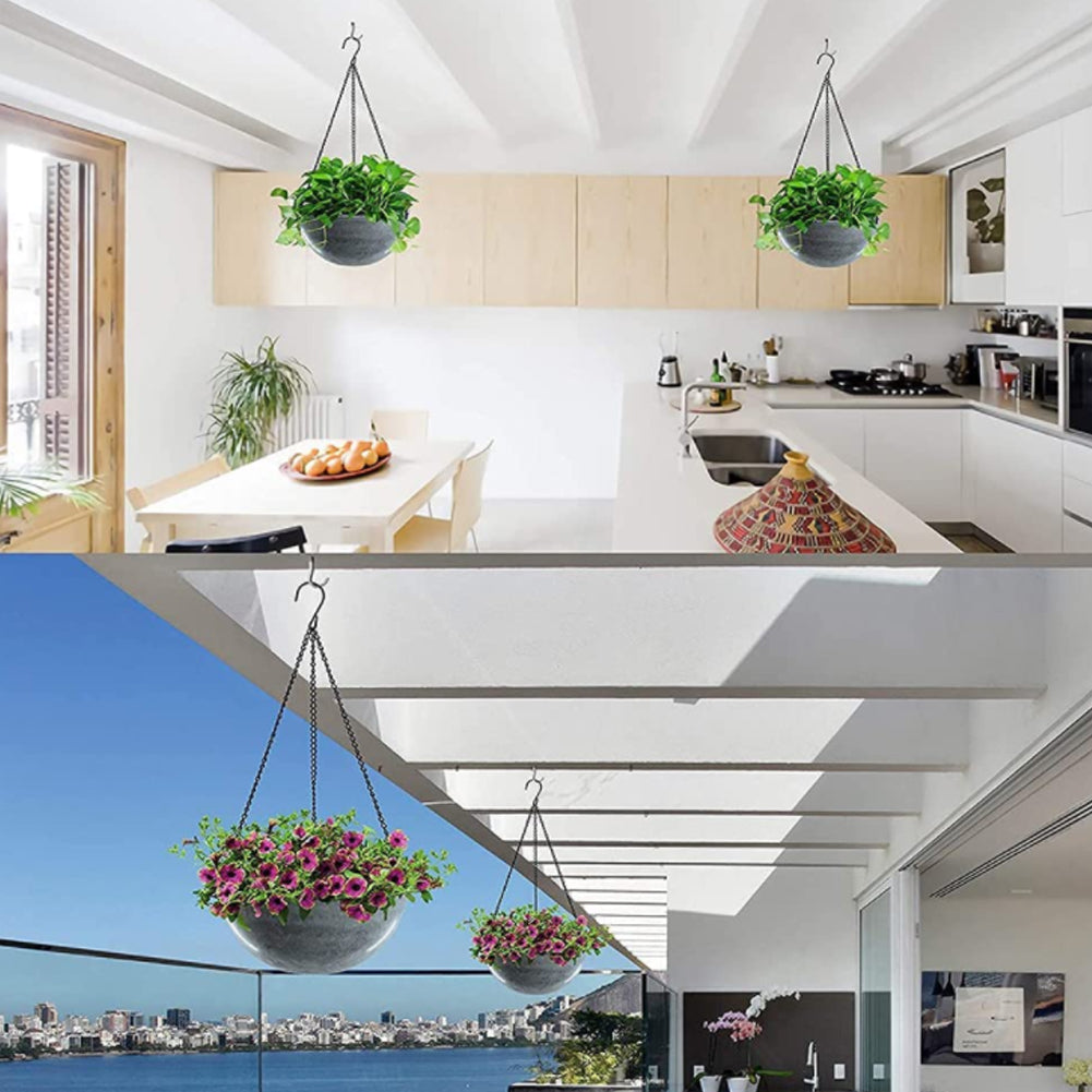 Stabila växtupphängare med kedjor – Robust upphängning för blomkrukor och trädgårdsväxter Carvallo