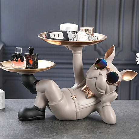 Chic Hund Figur - Lekfull & Stilig Dekor Carvallo