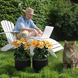 Planterpåse av flis – Robust trädgårdsbehållare med handtag för växter Carvallo