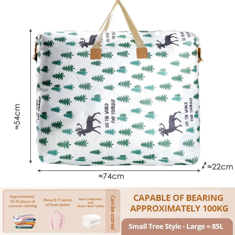 Carvallo SpaceNest FlexBag | Fällbar & Dammtät | Förstärkta handtag & Dragkedja Carvallo