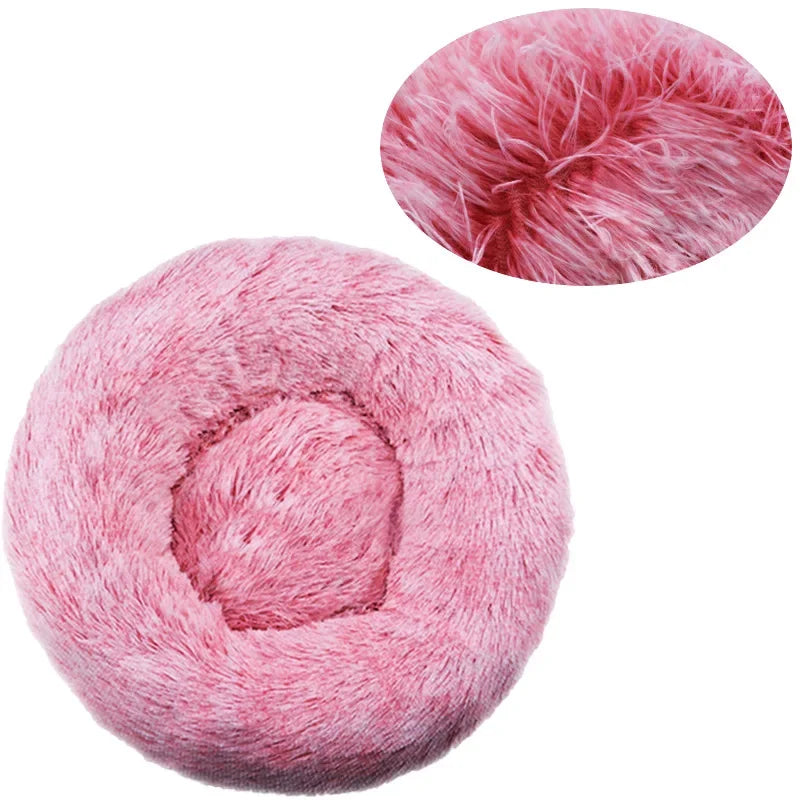 Super Soft Round Pet Bed – Plush, Cozy & Comfortable for Cats & Dogs Carvallo