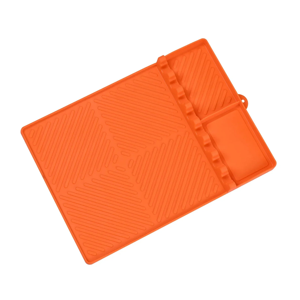 Carvallo Rektangulär Silikon-Uppläggningsmatta | Värmebeständig & Diskmaskinssäker | Oljeuppsamlings- och Avtorkningsmatta för Kök & Ugn Carvallo