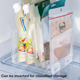 Carvallo-Organizer ClearStack Duo | Transparent hyllavdelare | Platsbesparande förvaringshylla | 14,7×11,1×10,7 cm / 21,7×11,1×10,7 cm Carvallo