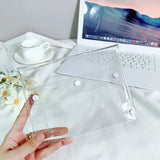 Carvallo Kosmetiktasche Transparent | Laser-effekt Kulturbeutel | För smink, pennor & resor | Vattentät & stilig Carvallo