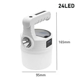 Carvallo-Campinglampa LumiCamp Carvallo | USB-uppladdningsbar & ficklampfunktion | Bärbar & Stark | För tält, utomhus & nödsituationer Carvallo