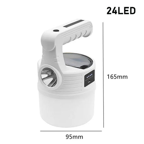 Carvallo-Campinglampa LumiCamp Carvallo | USB-uppladdningsbar & ficklampfunktion | Bärbar & Stark | För tält, utomhus & nödsituationer Carvallo