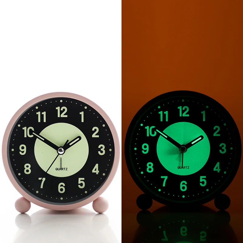 Lysande tyst väckarklocka – Icke-tickande nattlampa MILA Sverige