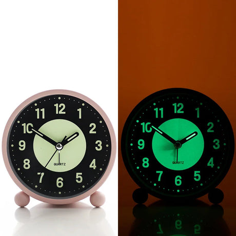 Lysande tyst väckarklocka – Icke-tickande nattlampa MILA Sverige