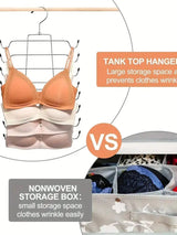 Carvallo Multi-Hängorganisatör | Fällbar Flerlagers Underklädesgalge | Platsbesparande & Spårfri – 1 styck av ABS-plast Carvallo