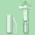 Carvallo Handventilator Breezella | USB Återuppladdningsbar | 3 Hastigheter | Fällbar & Powerbank-funktion | 2000 mAh Batteri Carvallo