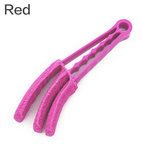 Carvallo Flex Mikrofiber-Jalusi rengörare med 3-bladssystem | Fönster-, ventilations- & lamellborste för bil, hushåll & luftkonditionering – 21×2,2 cm Carvallo