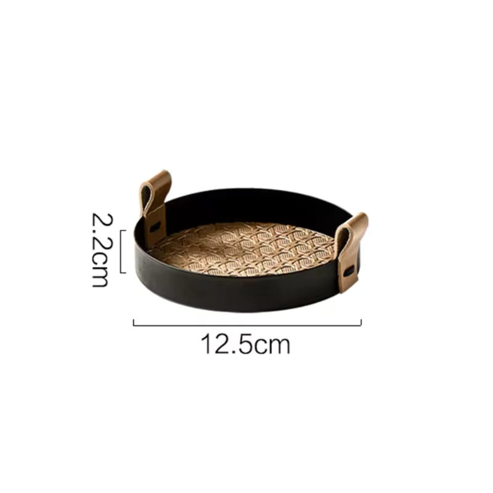 Nordic inspired rattan weave tray Carvallo