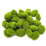 Carvallo MossArt Deko-mossstenar 10-pack | Realistiska mossbollar | För blomkrukor, DIY, featrädgårdar & inredningsidéer | Lätta & Mångsidiga Carvallo