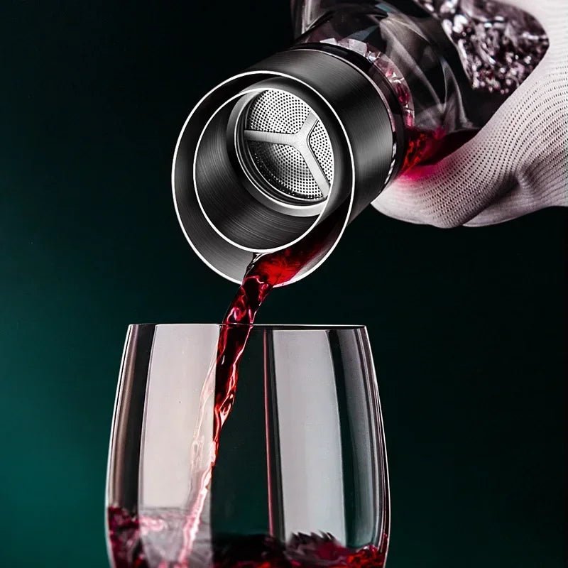 Vin Karaffel Kristallglas med Modern Design Carvallo