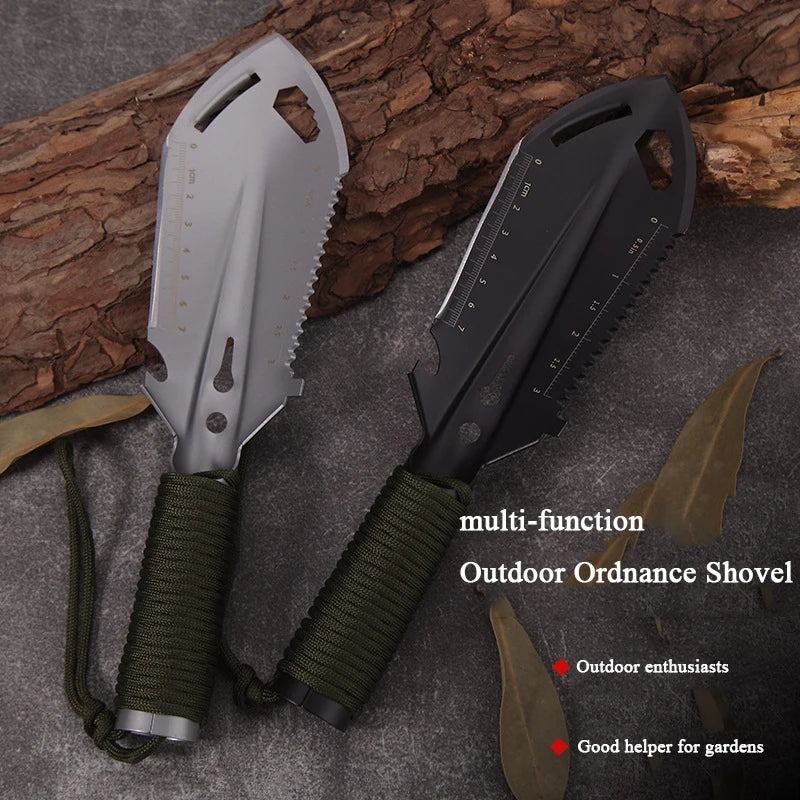 Carvallo Multifunktionell Camping Spade | Ultraluftig & Kompakt | För Vandring, Survival & Utomhus Carvallo