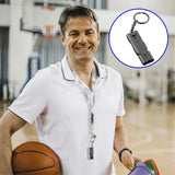 Carvallo Nödsignalpipa | 120 dB Dubbelrör | Ultralätt & Väderbeständig | Aluminiumlegering Silver/Grå Carvallo