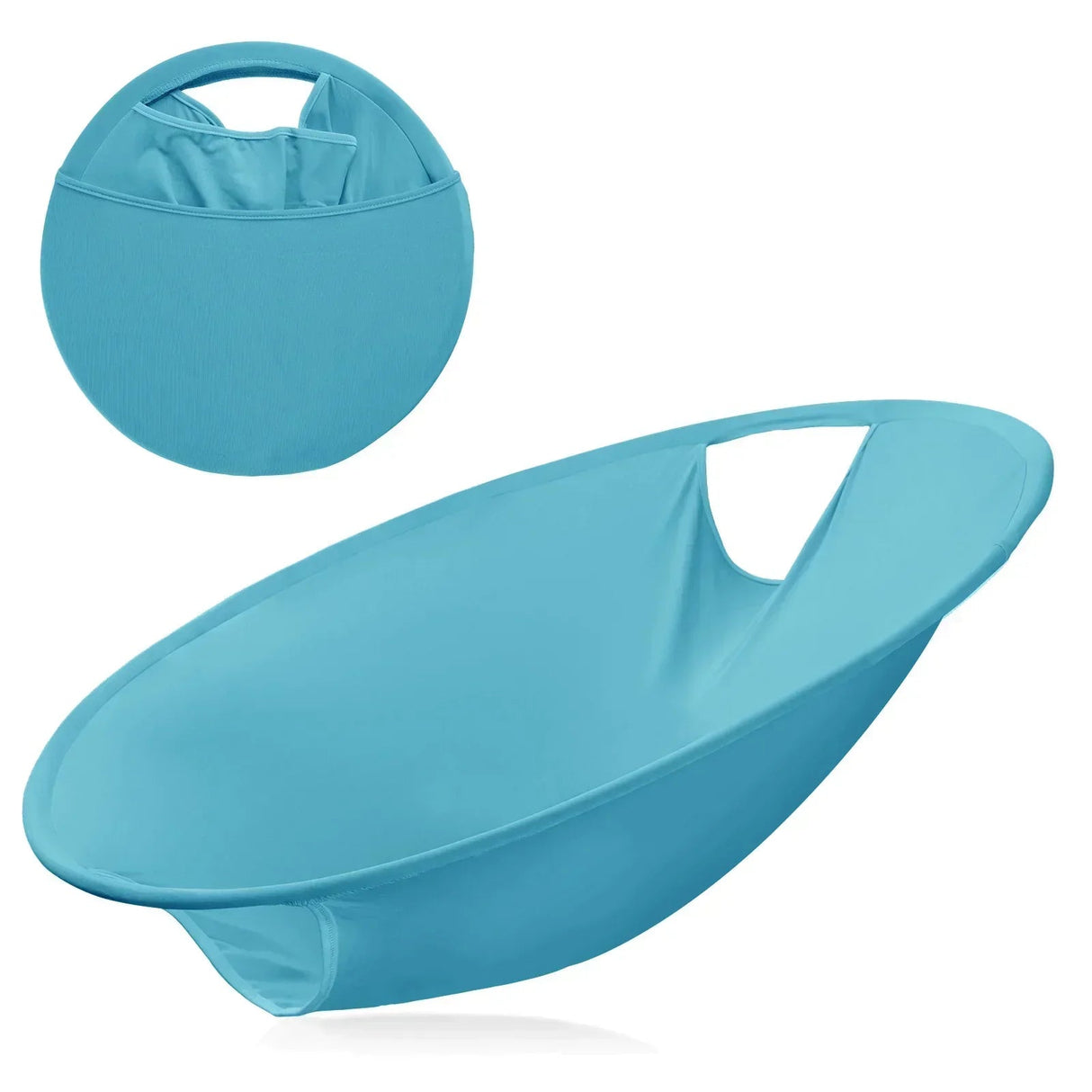 Hopfällbar tvättkorg – Platsbesparande förvaringsväska för kläder och linne MILA Sverige