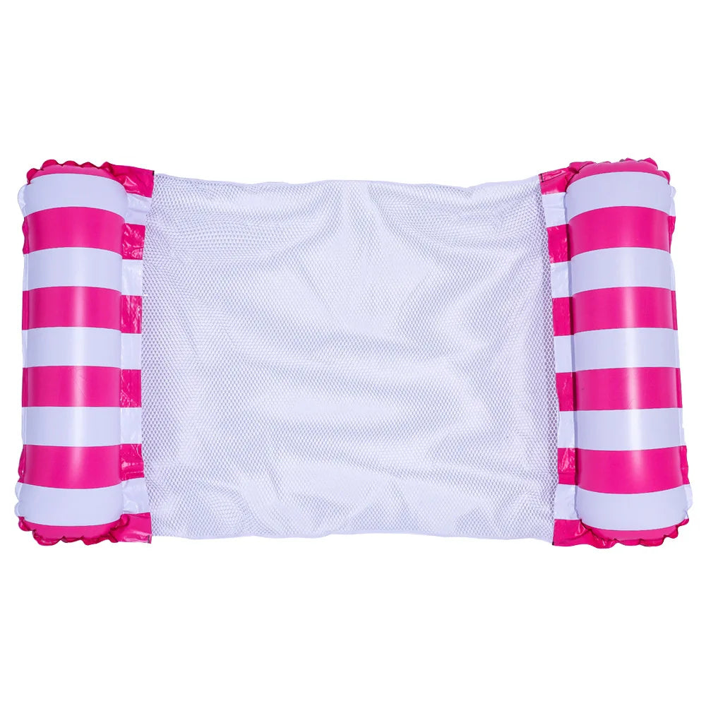 Carvallo Vattenshängmatta uppblåsbar | 130×70 cm | Fällbar Pool-loungestol med ryggstöd | Svimmbädd för pool, strand & semester Carvallo