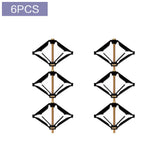 Carvallo ProMount Väggbrytarkit | För 86×86 mm brytarkassetter | Snabbmontering med stödstänger – 6-pack/10-pack Carvallo