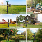 Sprinkleranläggning för trädgårdsbevattning – Justerbar bevattningssprinkler med stående fot Carvallo