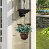 Träby Eimer Planter i fat-design för trädgård och terrass – Dekorativa blomkrukor av trä Carvallo