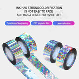 Carvallo FlashWing Reflekterande fågelskyddsband 80 m | Dubbelsidigt reflekterande | Väderbeständig för fruktträdgård & åker Carvallo