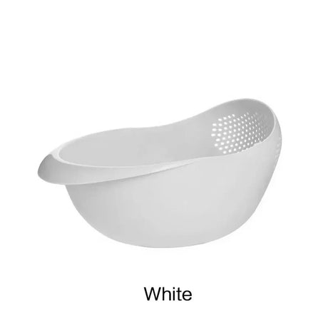 Carvallo Multifunktions-sil | Sil för rensning & avrunning | För frukt, grönsaker & ris | Ergonomisk design Carvallo
