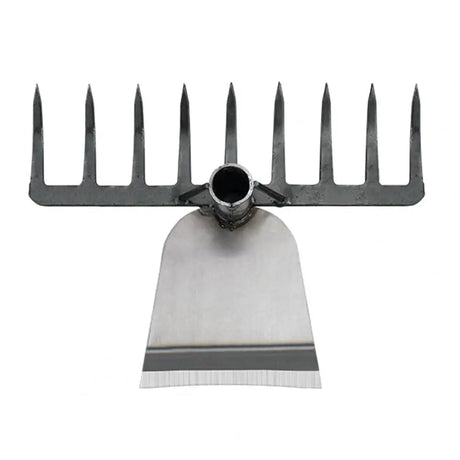 Carvallo Trädgårdsrake & Hacka | 2-i-1 Ogräsborttagare | Tung belastning | För rabatter & gräskötsel Carvallo